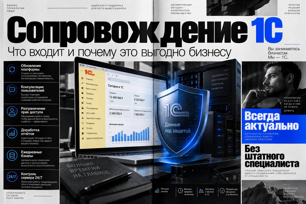 Сопровождение 1С