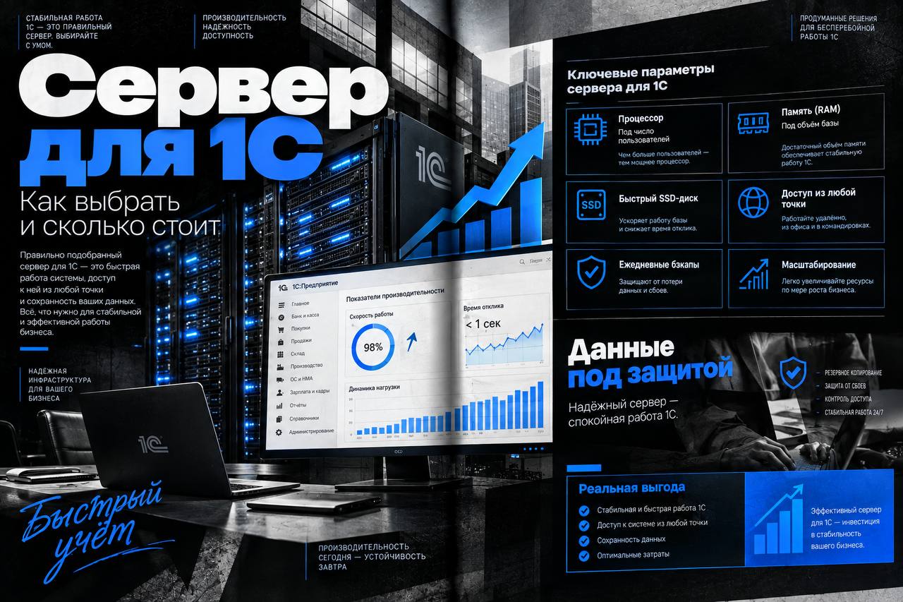 Сервер для 1С
